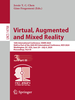 cover image of Virtual, Augmented and Mixed Reality